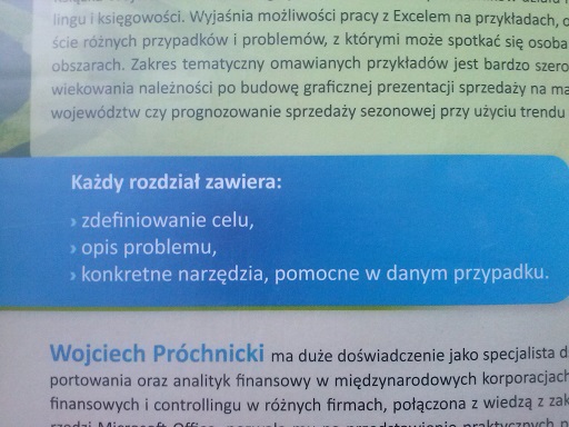 "Zastosowanie Excela.." Wojciech Próchnicki